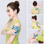 1Pc Roller Ball Body Massage Glove Anti-Cellulite Muscle Muscle Relax Relax Massager for Neck Back Shoulder Buttocks Face Lift