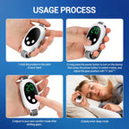 Two Modes, 20 Levels of Intensity, Intelligent Sleep Device, Anxiety Relief, Neurological Sleep, Insomnia, and Soothing Device,