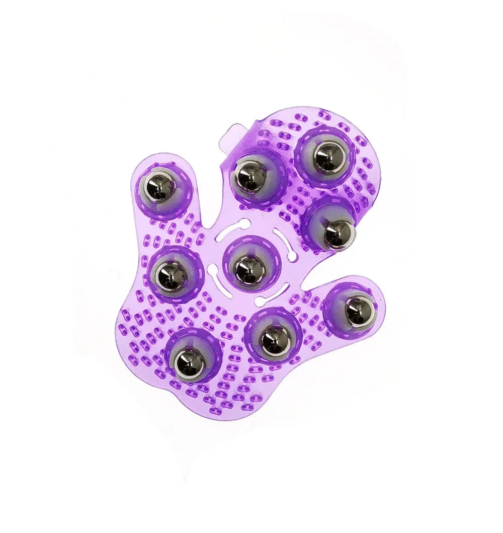 1Pc Roller Ball Body Massage Glove Anti-Cellulite Muscle Muscle Relax Relax Massager for Neck Back Shoulder Buttocks Face Lift