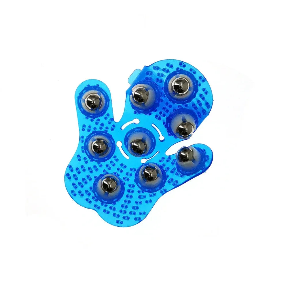 1Pc Roller Ball Body Massage Glove Anti-Cellulite Muscle Muscle Relax Relax Massager for Neck Back Shoulder Buttocks Face Lift