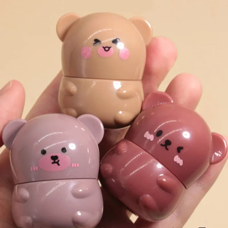 Cute Rabbit Changes Color  Ball for Dry Lips Lip Moisturizing Power Lip Care Nourishing Repair Lips Cute Bear Balm Ball
