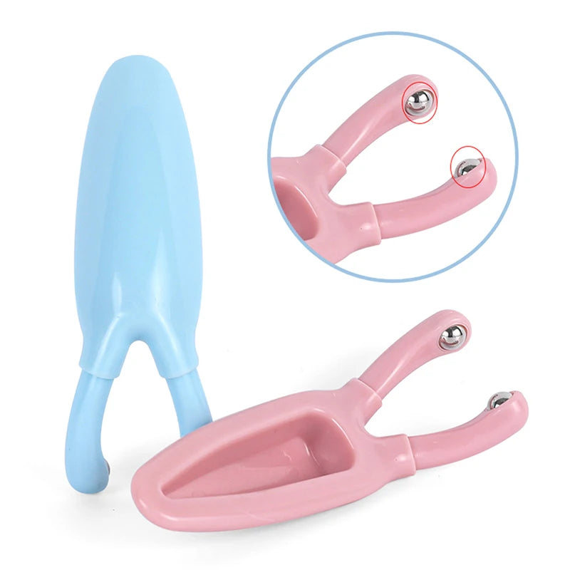Y-Shaped Fork Massage Nose Face Lifting Guasha Scraping Massage Facial Tools Massage Plate Reduce Puffiness Nose Massager